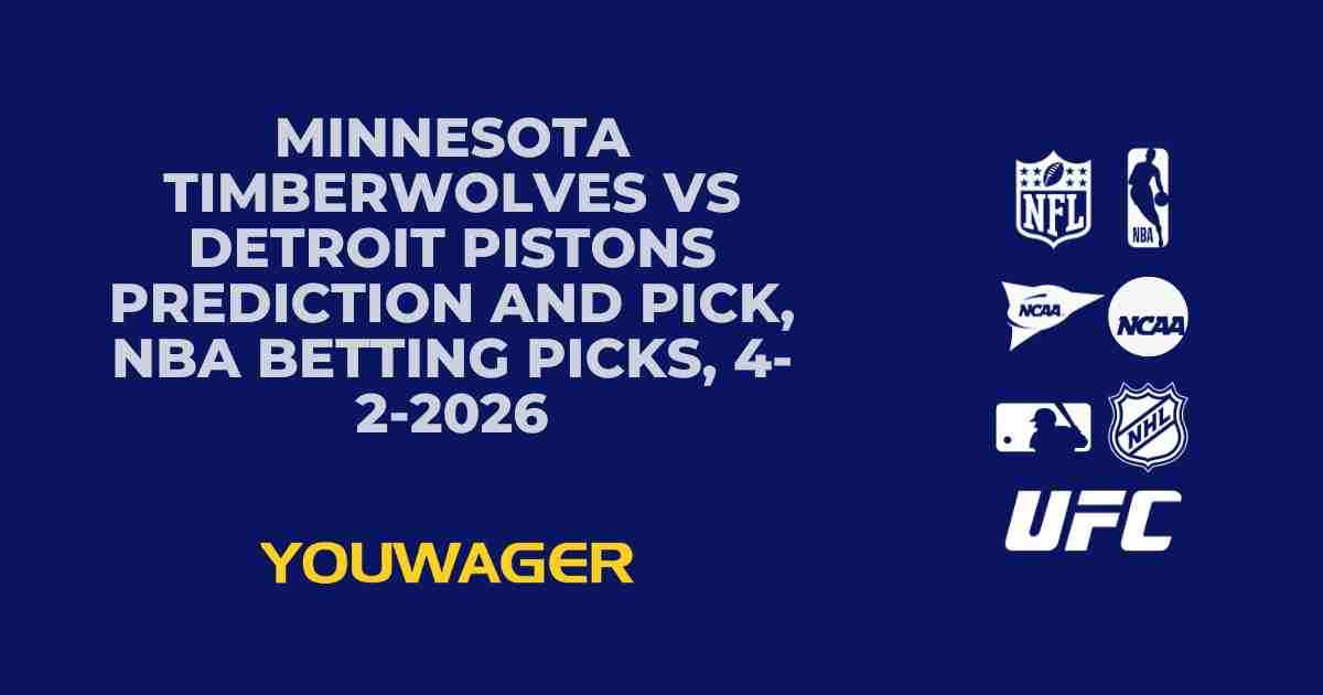 Timberwolves vs Pistons Prediction, Picks & Odds | NBA 4/2/26