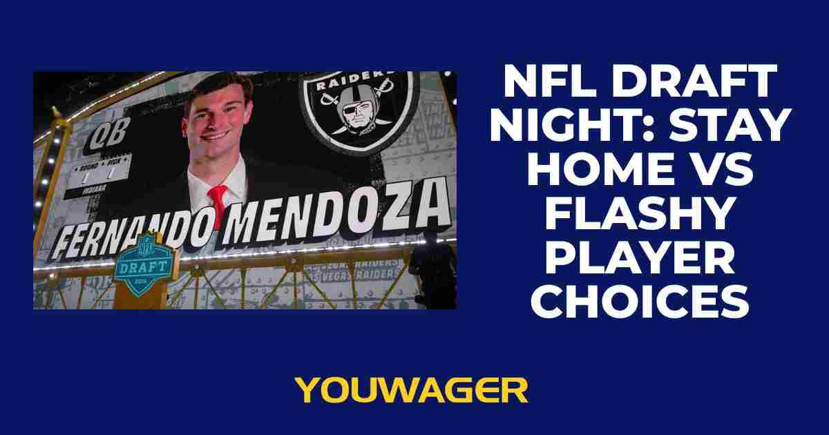 NFL Draft Night: Stay Home vs Flashy Player Choices