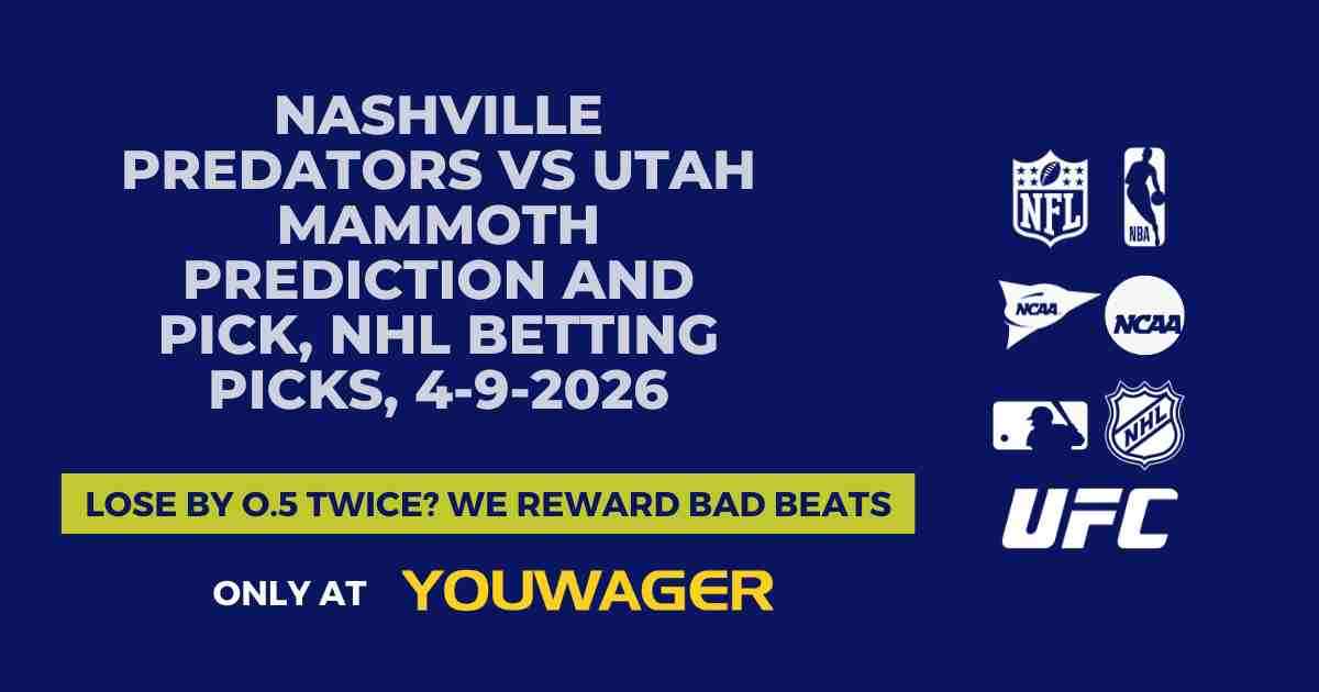 Nashville Predators vs Utah Mammoth Prediction and Pick, NHL Betting Picks, 4-9-2026