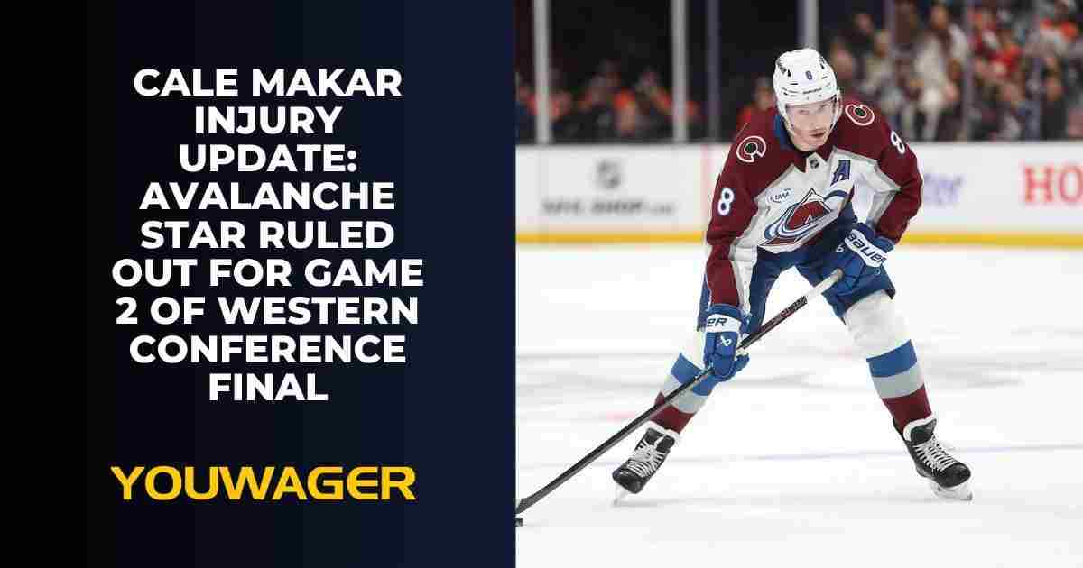 Cale Makar Injury Update: Avalanche Star Ruled Out for Game 2 of Western Conference Final