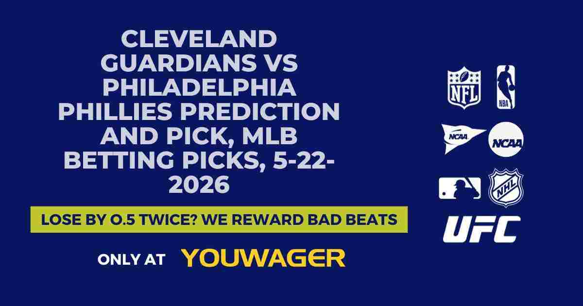 Cleveland Guardians vs Philadelphia Phillies Prediction and Pick, MLB Betting Picks, 5-22-2026