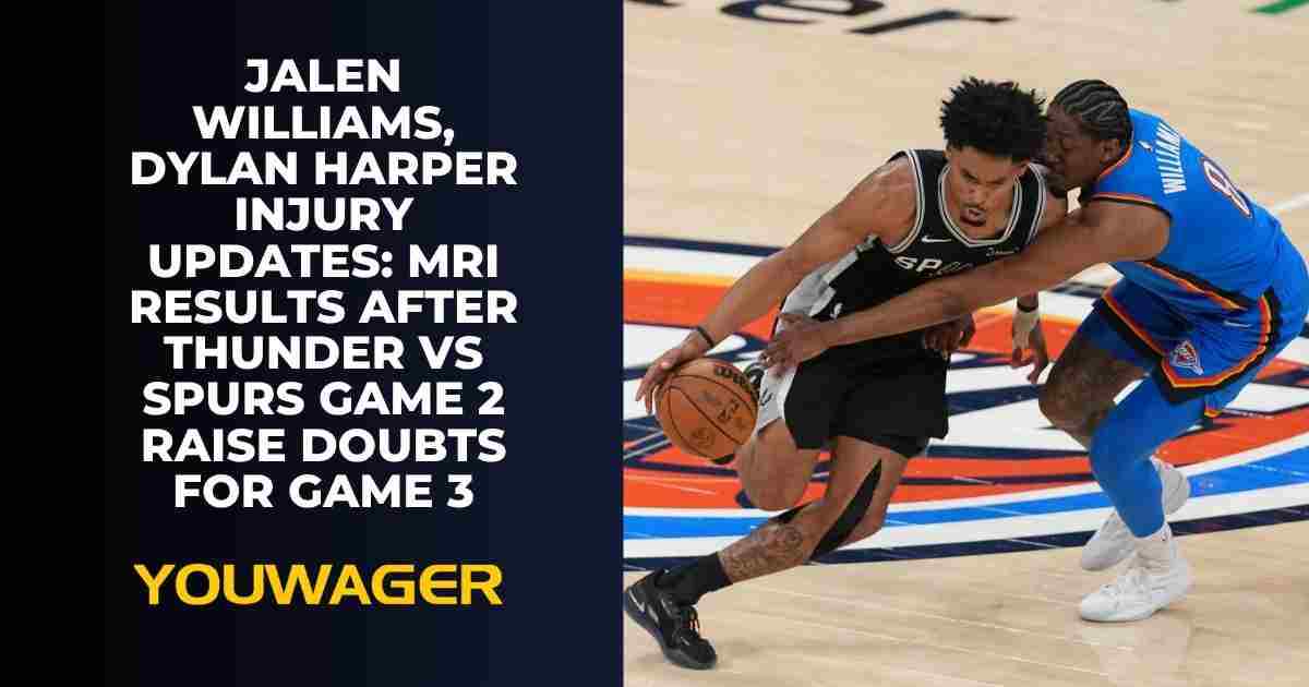 Jalen Williams, Dylan Harper Injury Updates: MRI Results After Thunder vs Spurs Game 2 Raise Doubts for Game 3