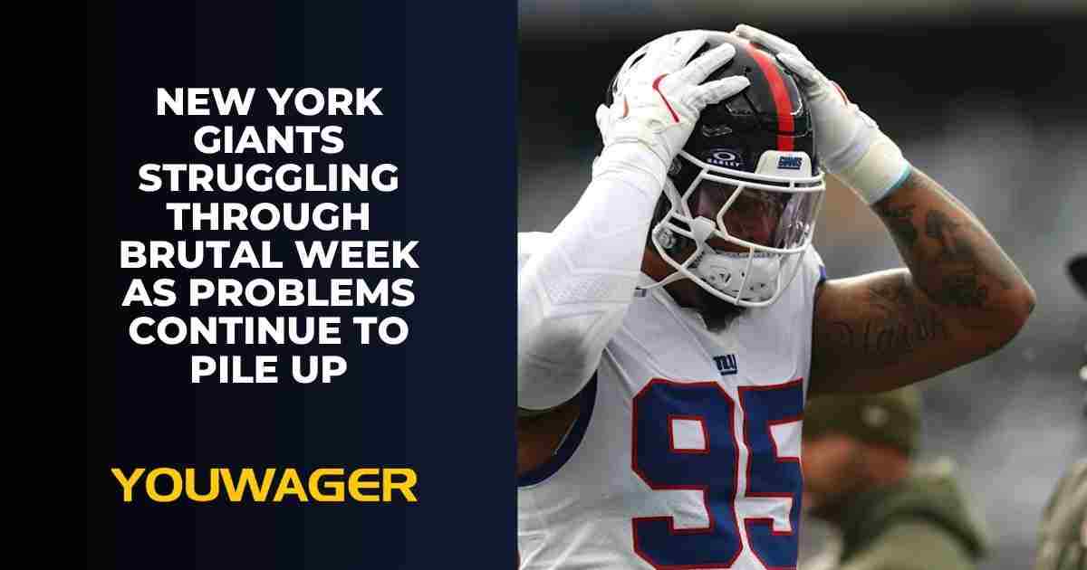 New York Giants Struggling Through Brutal Week as Problems Continue to Pile Up