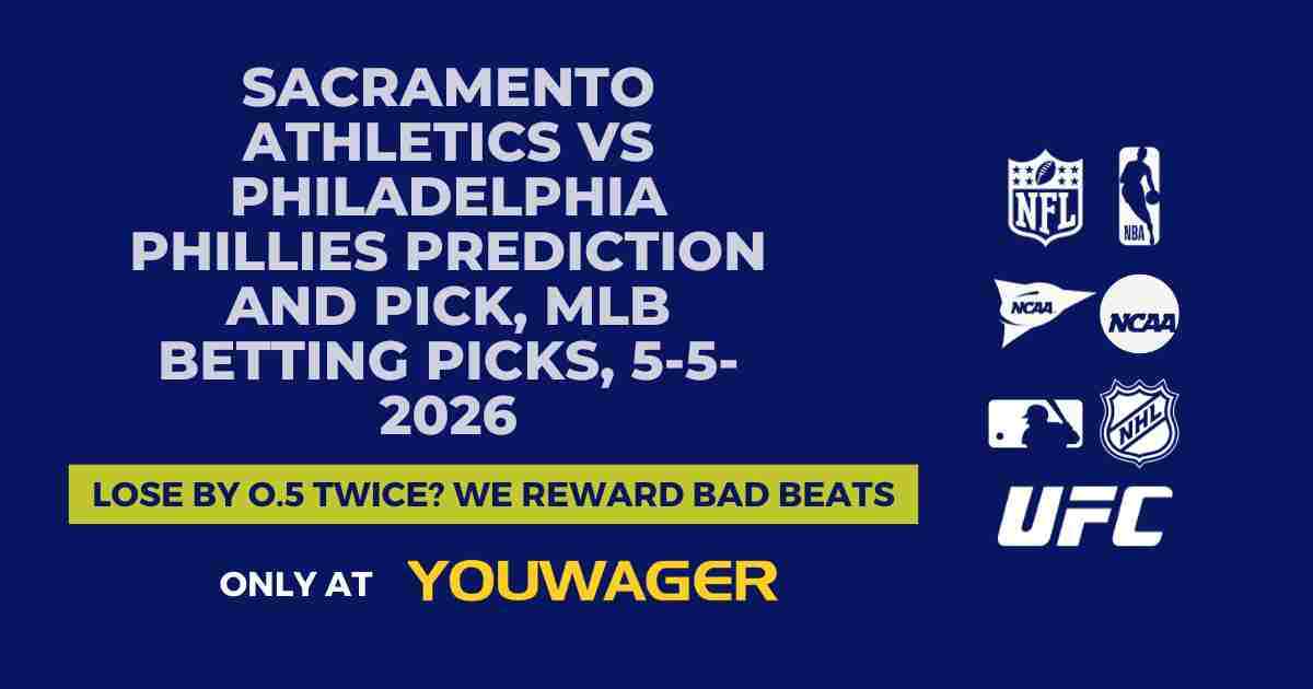Sacramento Athletics vs Philadelphia Phillies Prediction and Pick, MLB Betting Picks, 5-5-2026