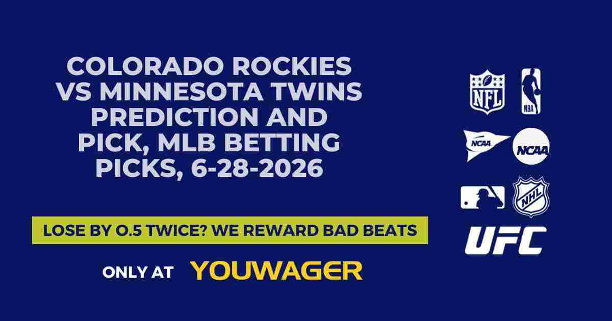 Colorado Rockies vs Minnesota Twins Prediction and Pick, MLB Betting Picks, 6-28-2026