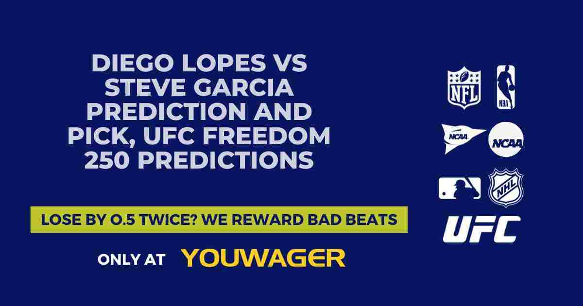 Diego Lopes vs Steve Garcia Prediction and Pick, UFC Freedom 250 Predictions
