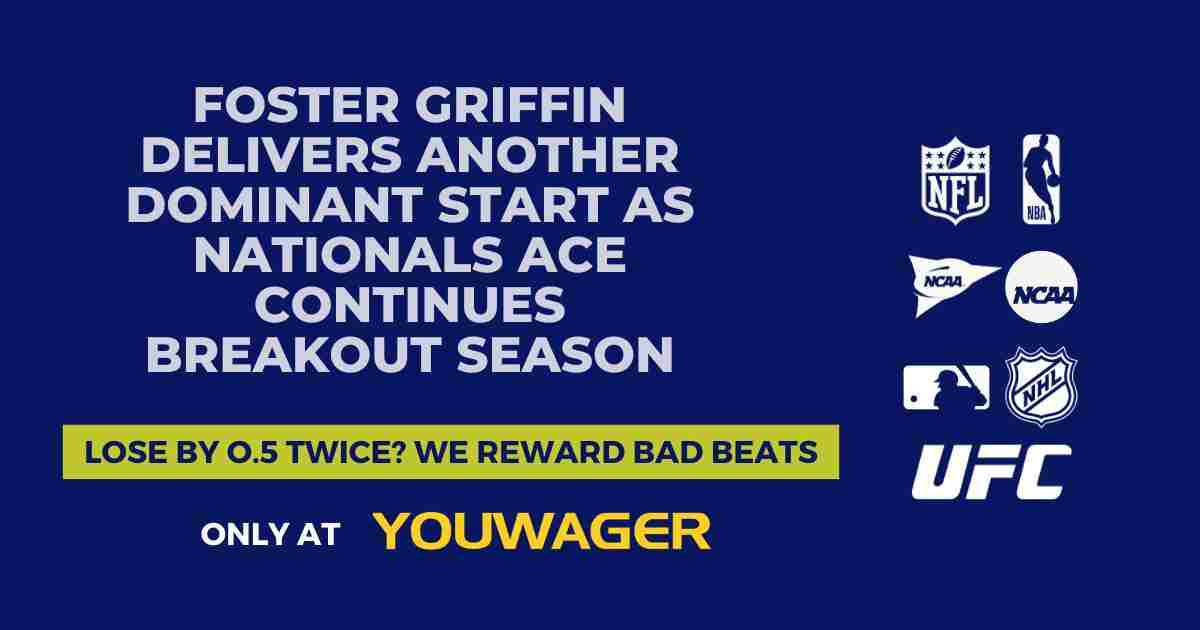 Foster Griffin Delivers Another Dominant Start as Nationals Ace Continues Breakout Season