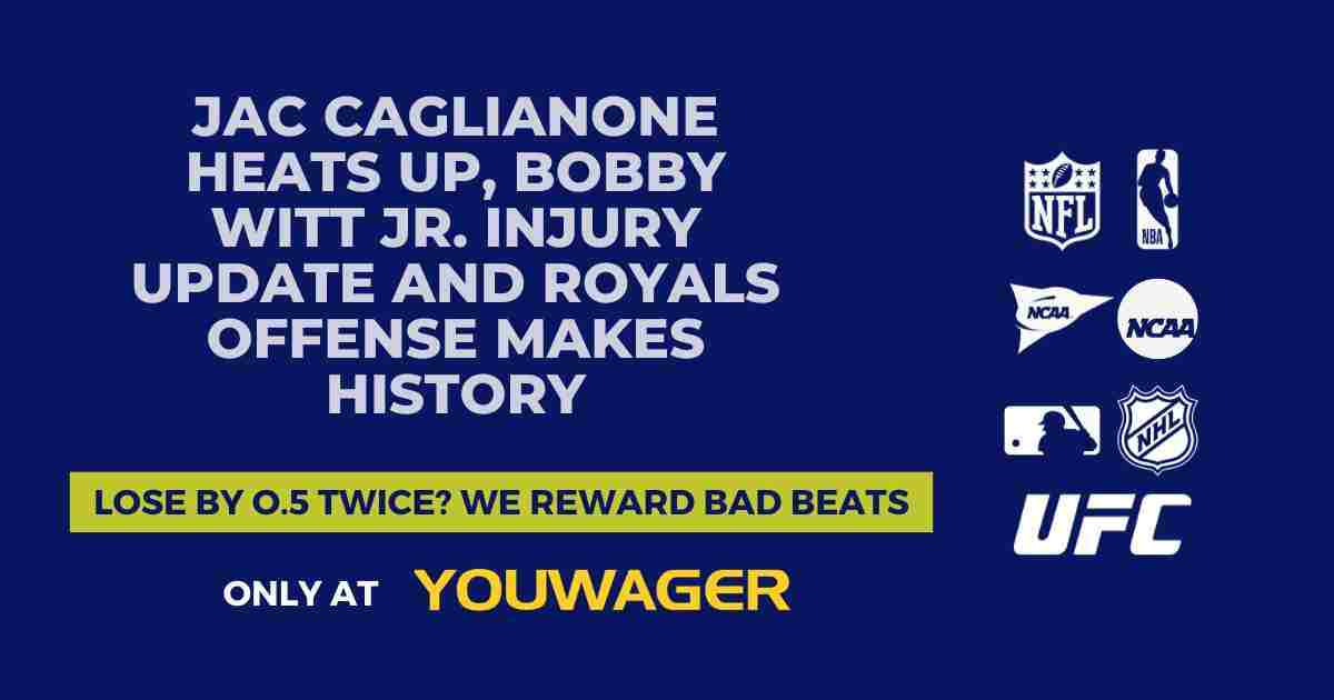 Jac Caglianone Heats Up, Bobby Witt Jr. Injury Update and Royals Offense Makes History