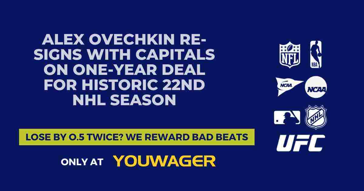 Alex Ovechkin Re-Signs With Capitals on One-Year Deal for Historic 22nd NHL Season