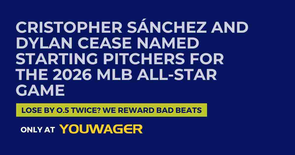 Cristopher Sánchez and Dylan Cease Named Starting Pitchers for the 2026 MLB All-Star Game