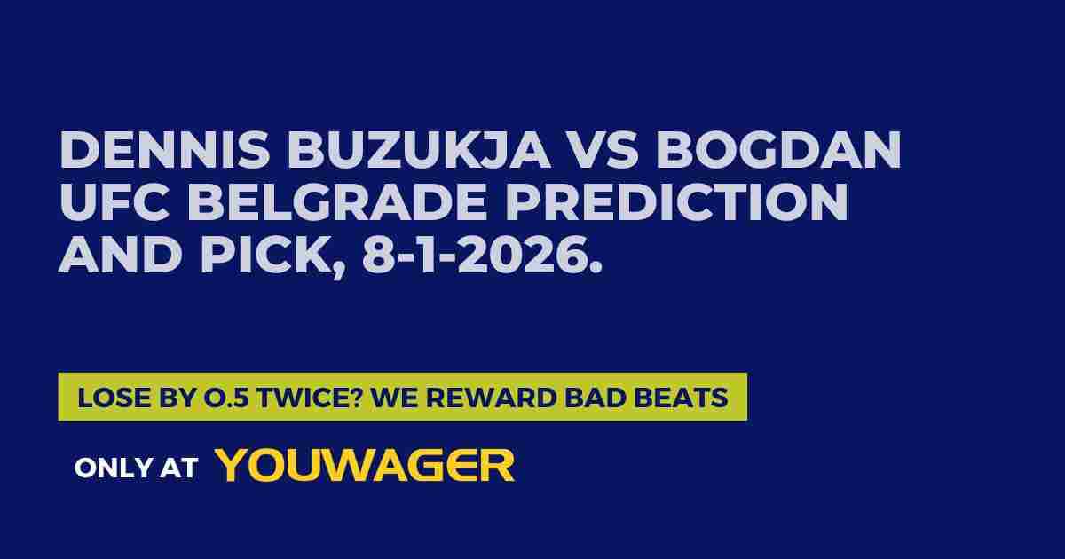 Dennis Buzukja vs Bogdan UFC Belgrade Prediction and Pick, 8-1-2026. Today's UFC Belgrade Betting Picks