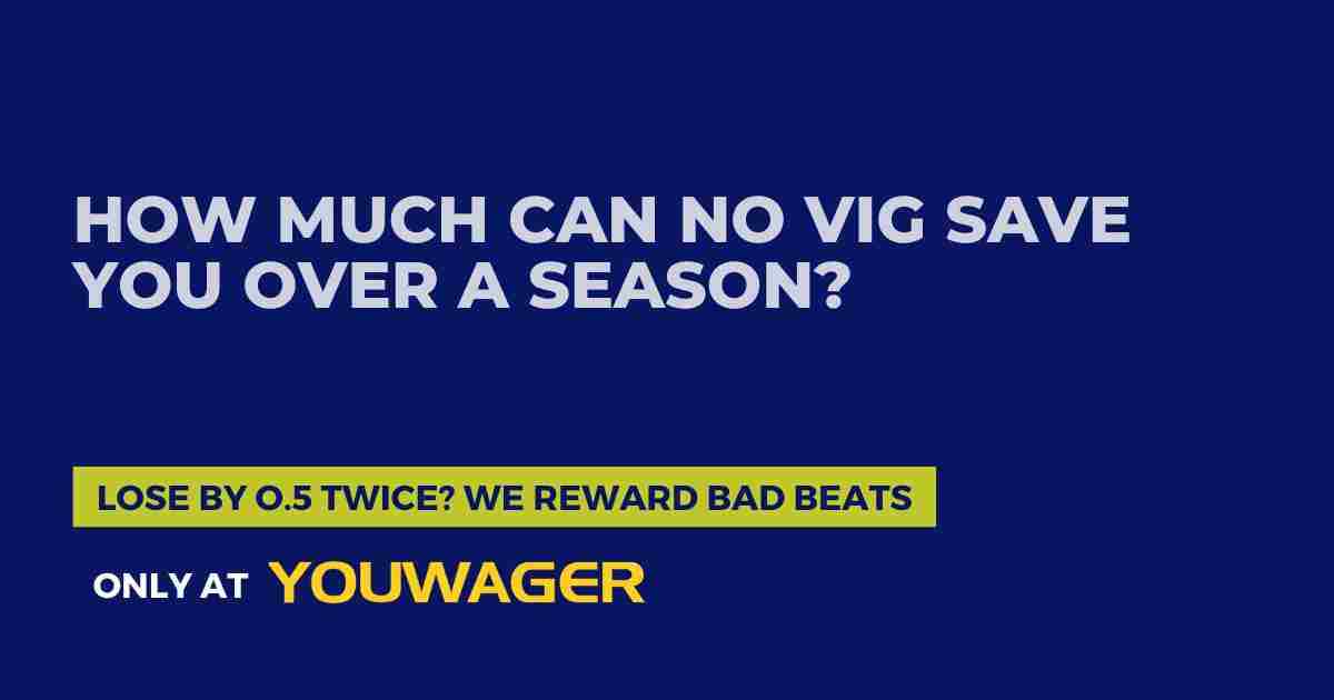 How Much Can No Vig Save You Over a Season