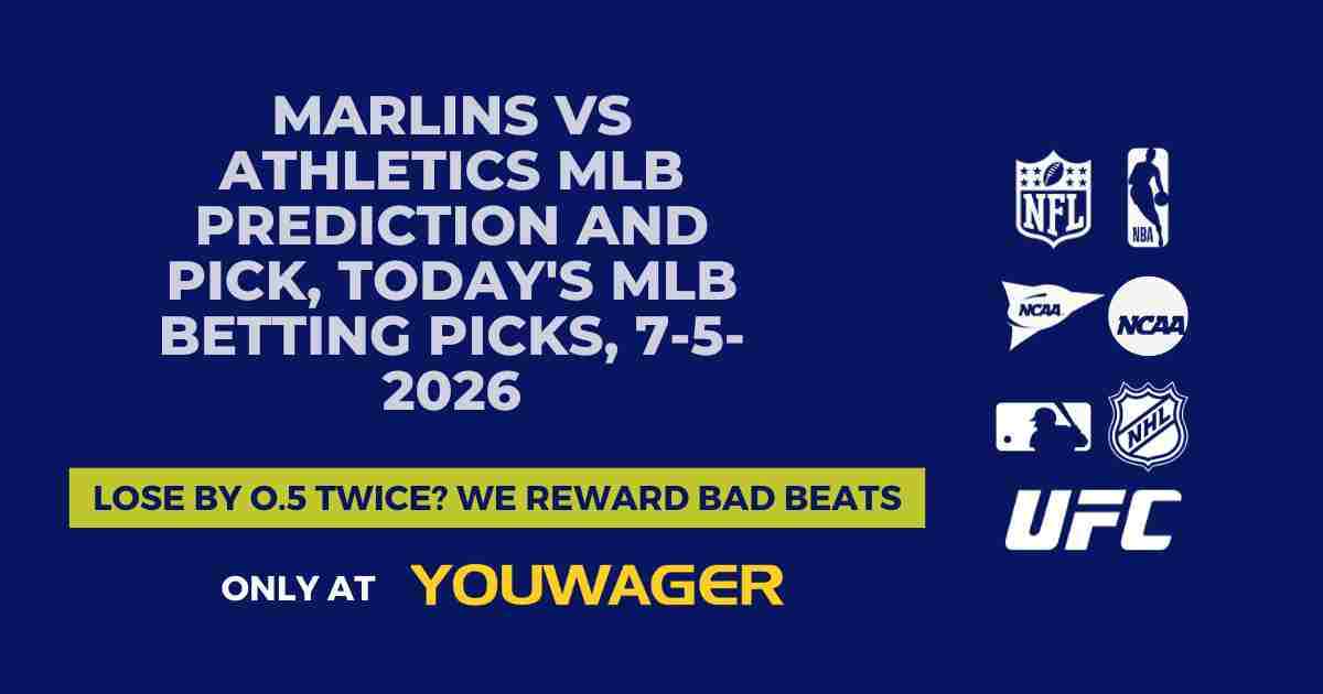 Marlins vs Athletics MLB Prediction and Pick, Today's MLB Betting Picks, 7-5-2026