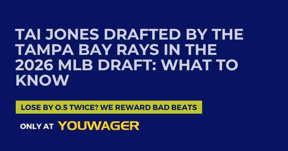 Tai Jones Drafted by the Tampa Bay Rays in the 2026 MLB Draft_ What to Know