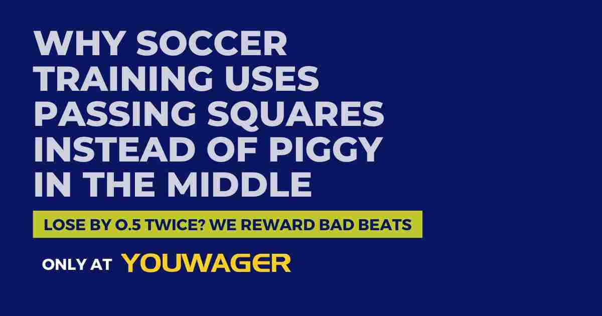 Why Soccer Training Uses Passing Squares Instead of Piggy in the Middle