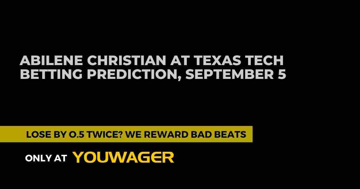 Abilene Christian at Texas Tech Betting Prediction: Can Texas Tech Cover the 42.5-Point Spread?