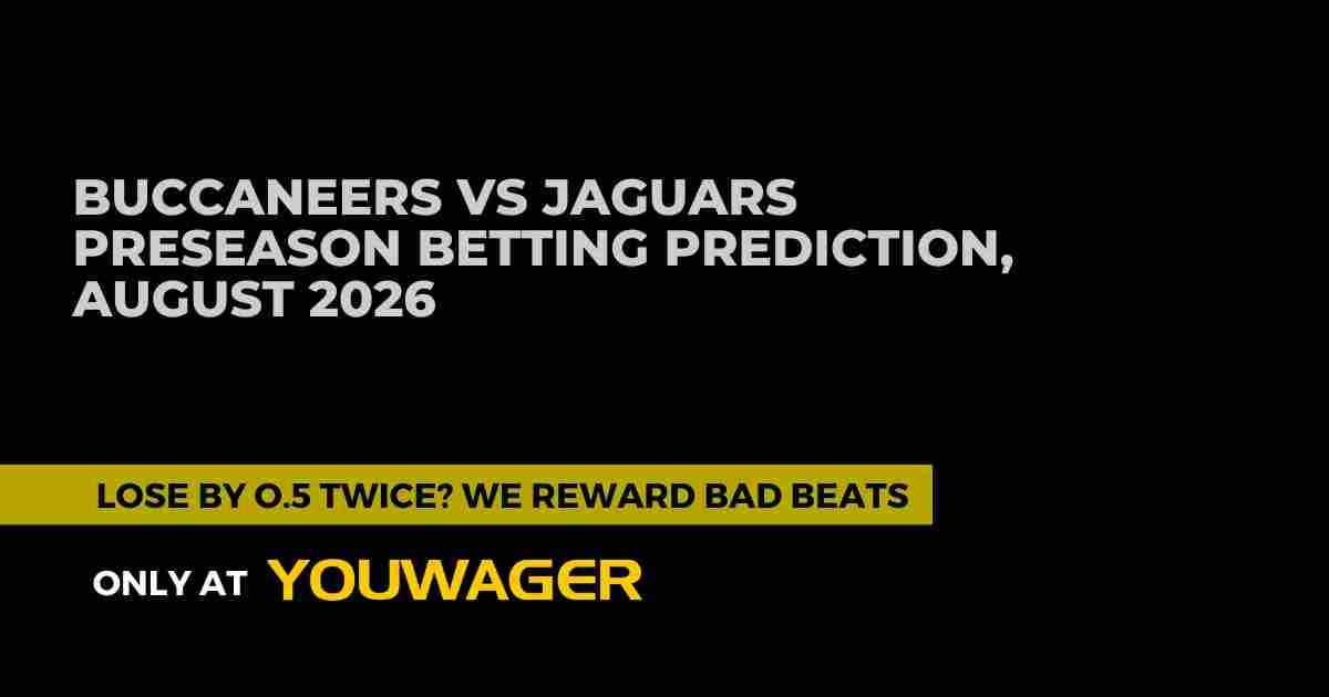 Buccaneers vs Jaguars Preseason Betting Prediction, August 2026