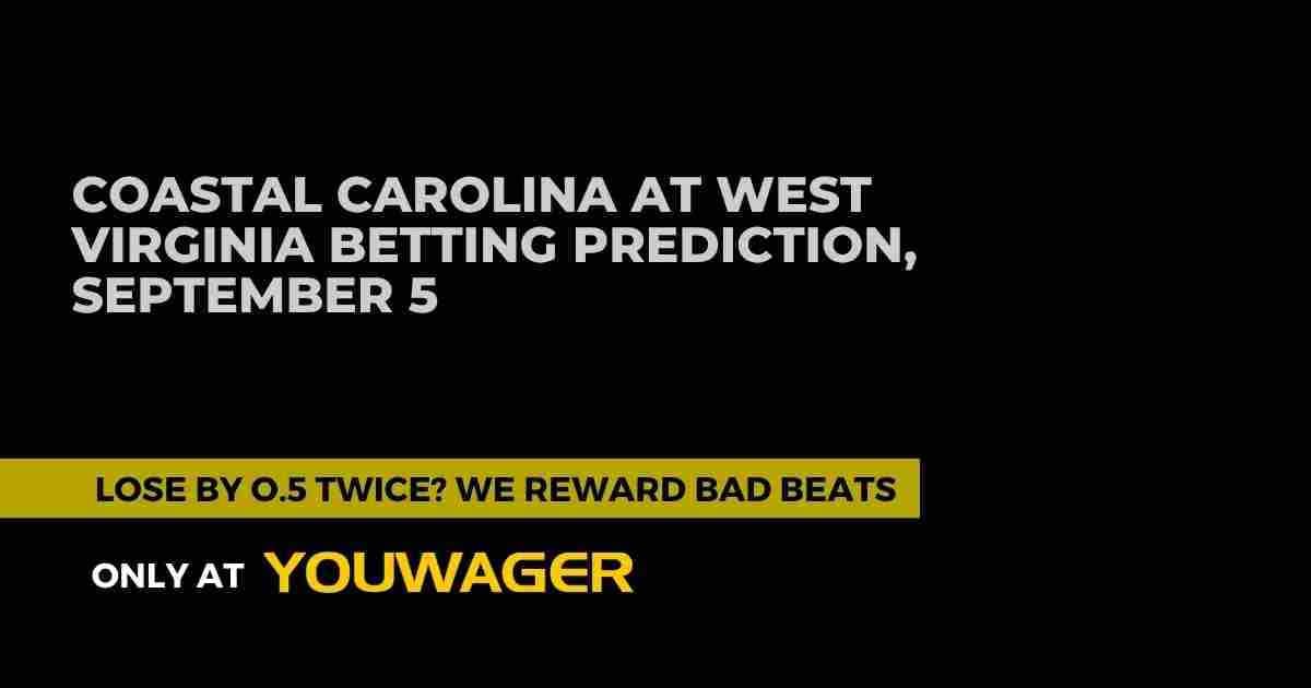 Coastal Carolina at West Virginia Betting Prediction: Can West Virginia Cover Against Coastal Carolina?