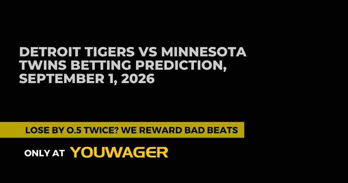 Detroit Tigers vs Minnesota Twins Betting Prediction, September 1, 2026