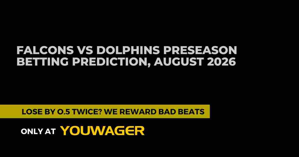Falcons vs Dolphins Preseason Betting Prediction, August 2026
