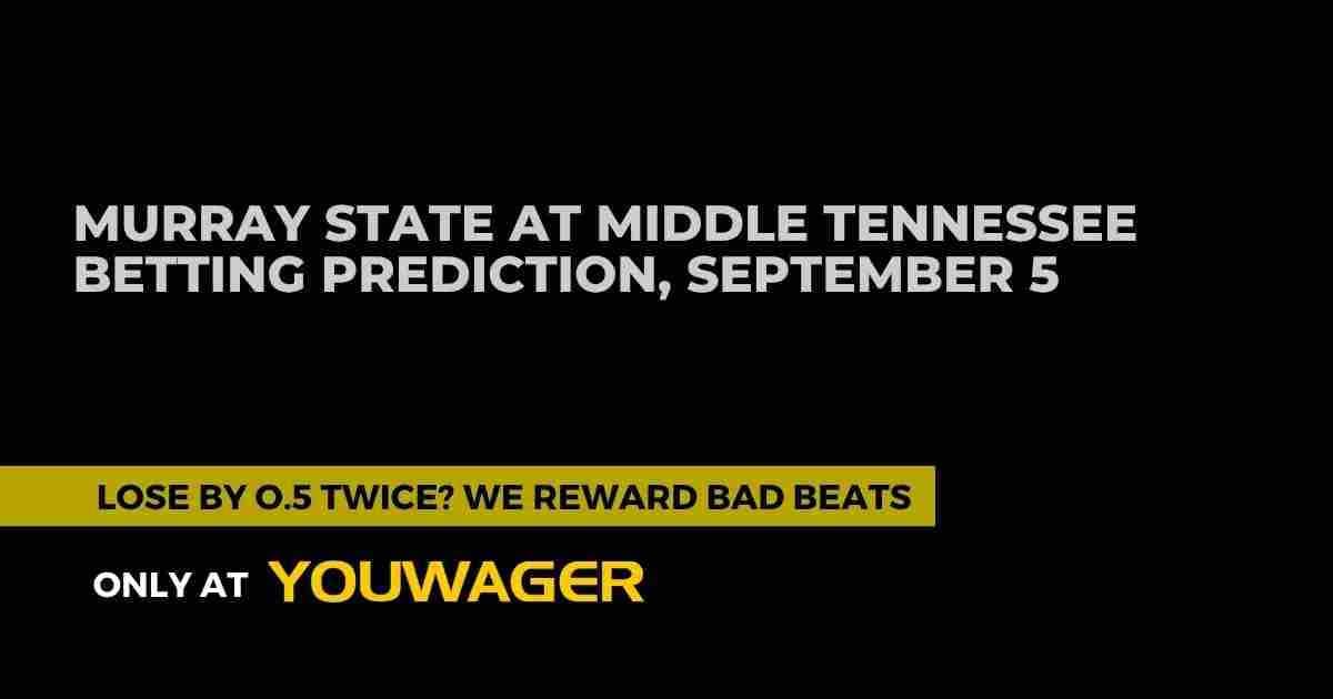 Murray State at Middle Tennessee Betting Prediction: Will Middle Tennessee Cover the 21.5-Point Spread?
