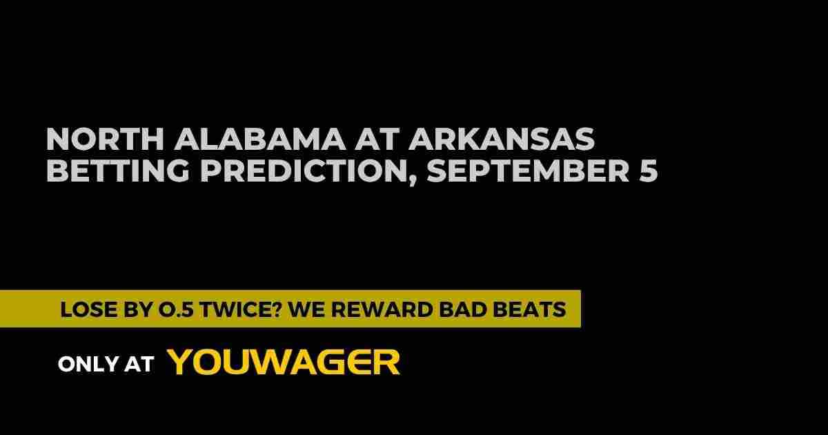 North Alabama at Arkansas Betting Prediction: Can North Alabama Cover the 40.5-Point Spread?