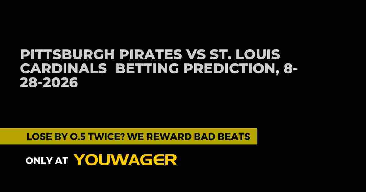 Pittsburgh Pirates vs St. Louis Cardinals Betting Prediction, 8-28-2026