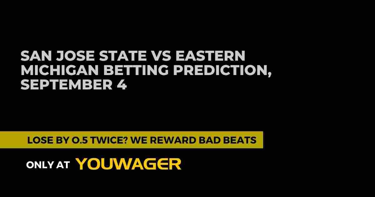 San Jose State vs Eastern Michigan Betting Prediction: Can Eastern Michigan Cover the Spread in Week 1?