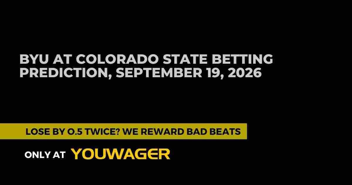 BYU at Colorado State Betting Prediction, September 19, 2026