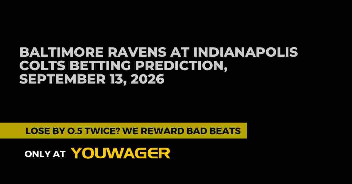 Baltimore Ravens at Indianapolis Colts Betting Prediction: Who Will Win in Week 1?