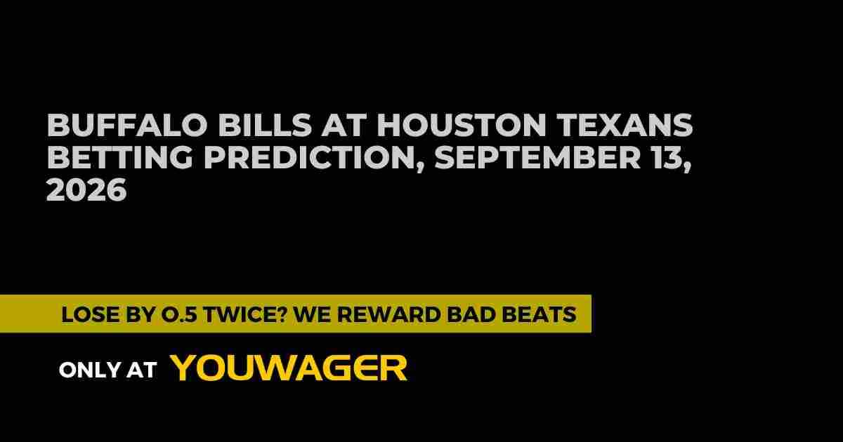 Buffalo Bills at Houston Texans Betting Prediction: Who Will Win in Week 1?