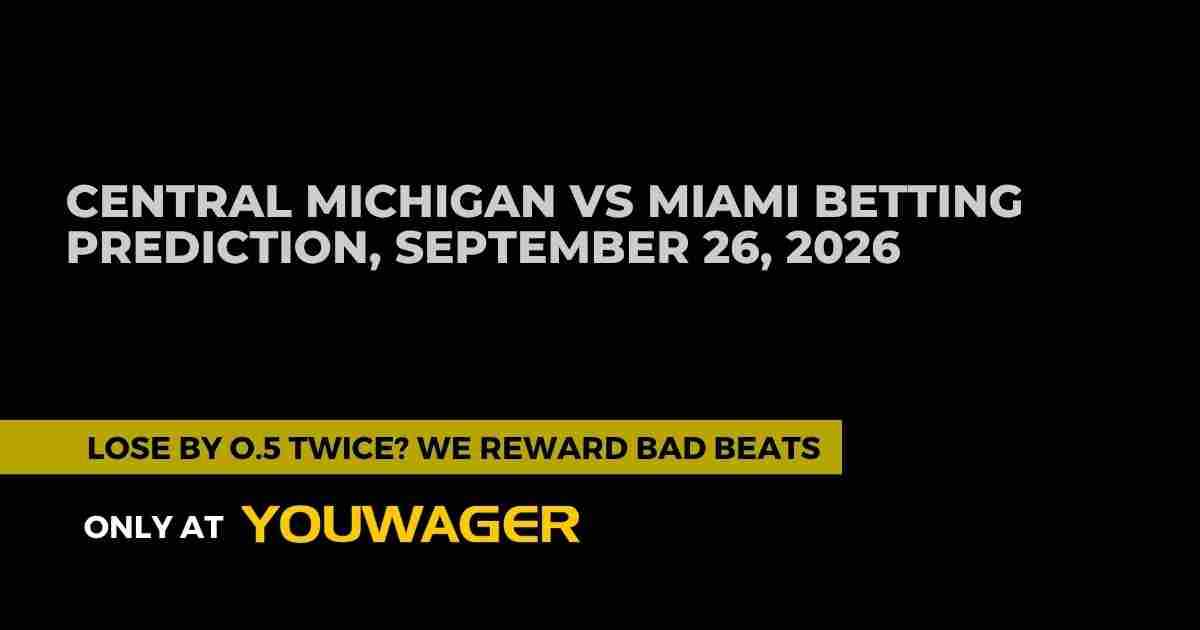 Central Michigan vs Miami Betting Prediction, September 26, 2026