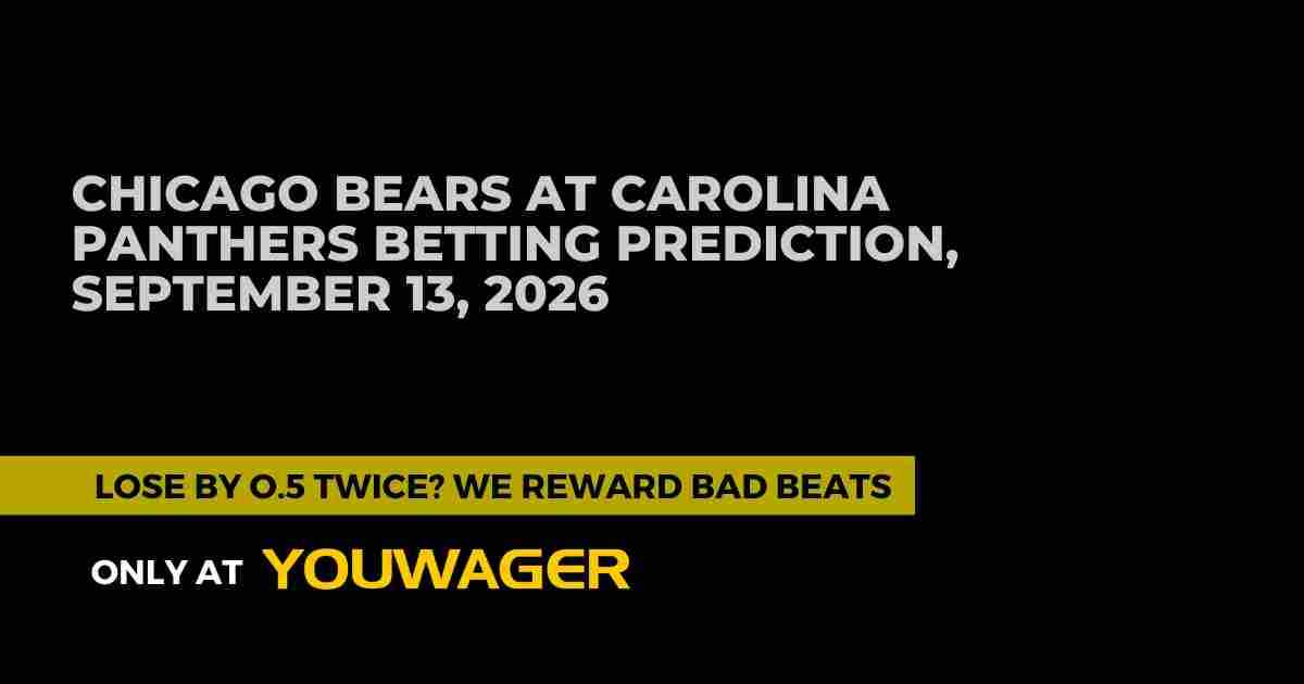 Chicago Bears at Carolina Panthers Betting Prediction: Can the Bears Beat the Panthers in Week 1?