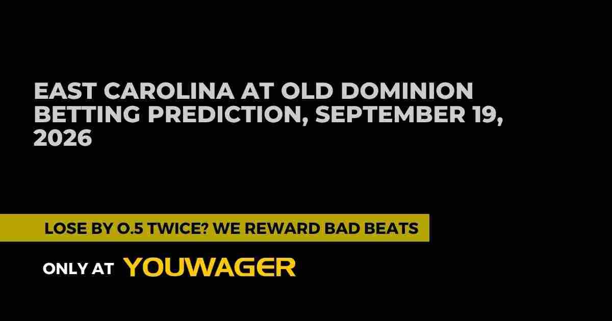 East Carolina at Old Dominion Betting Prediction