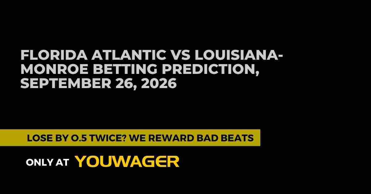 Florida Atlantic vs Louisiana-Monroe Betting Prediction, September 26, 2026
