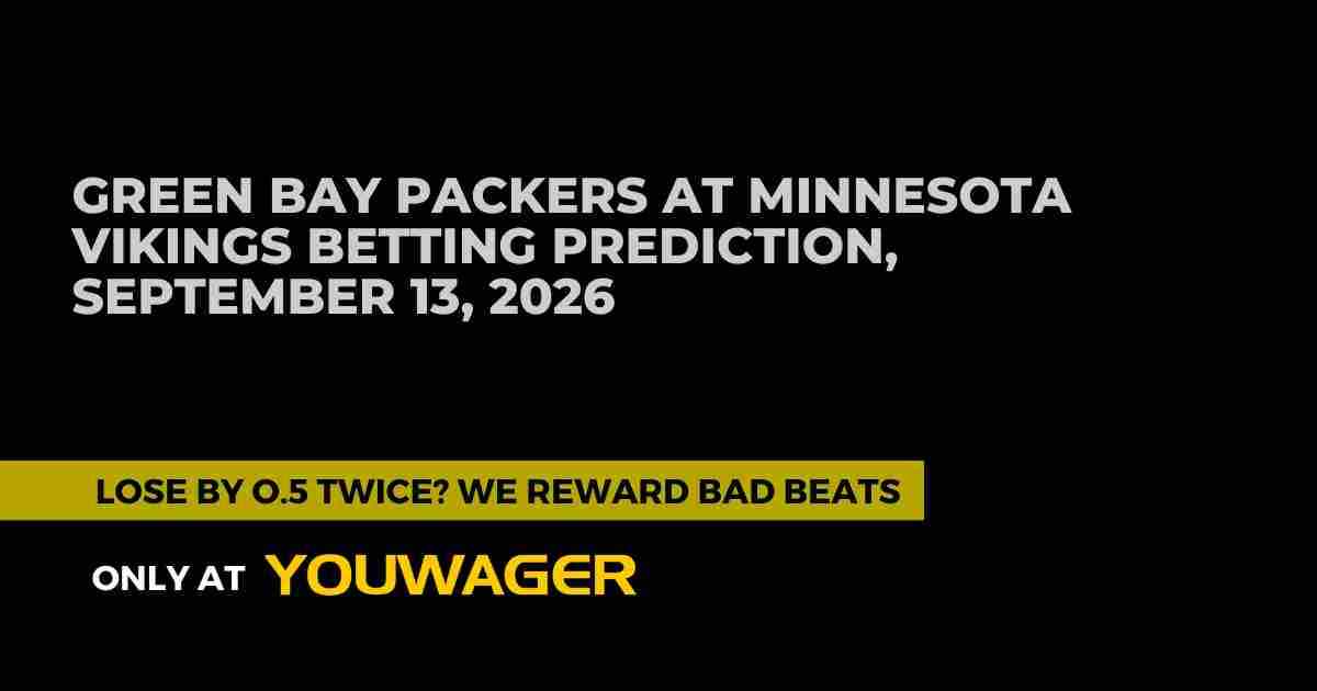 Green Bay Packers at Minnesota Vikings Betting Prediction: Can Green Bay Beat Minnesota in Week 1?