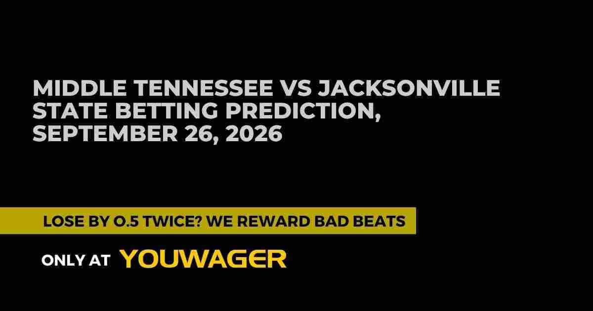 Middle Tennessee vs Jacksonville State Betting Prediction, September 26, 2026