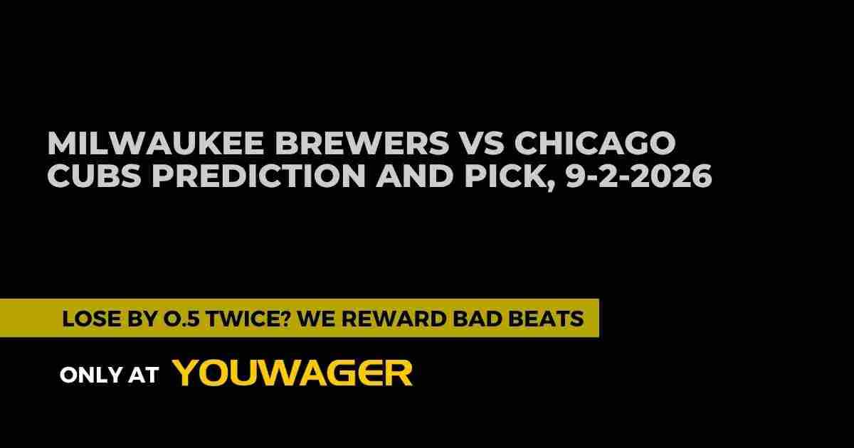 Milwaukee Brewers vs Chicago Cubs Prediction and Pick, 9-2-2026