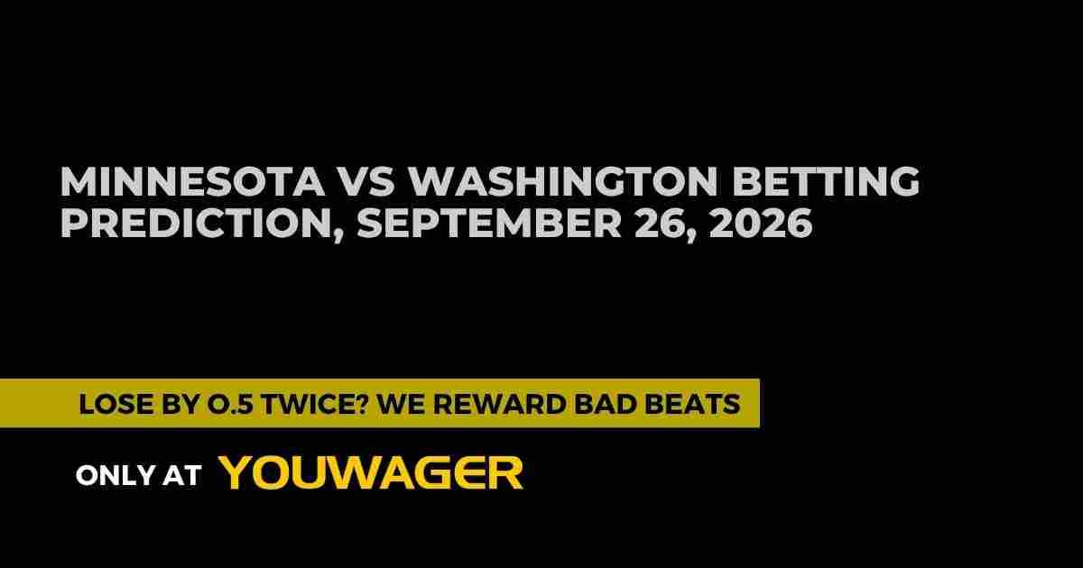 Minnesota vs Washington Betting Prediction, September 26, 2026