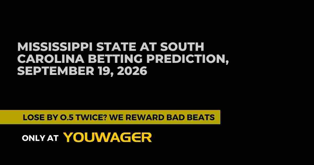 Mississippi State at South Carolina Betting Prediction, September 19, 2026