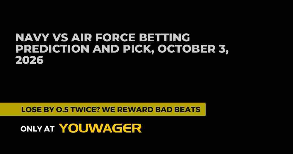 Navy vs Air Force Betting Prediction and Pick, October 3, 2026