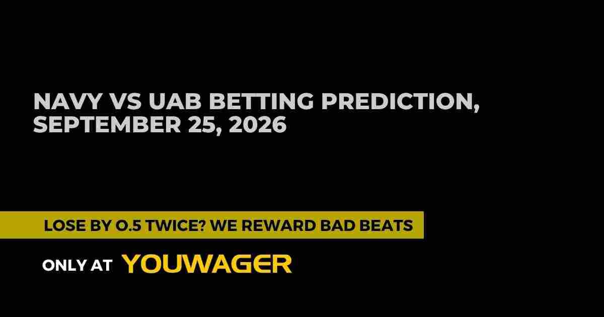 Navy vs UAB Betting Prediction, September 25, 2026