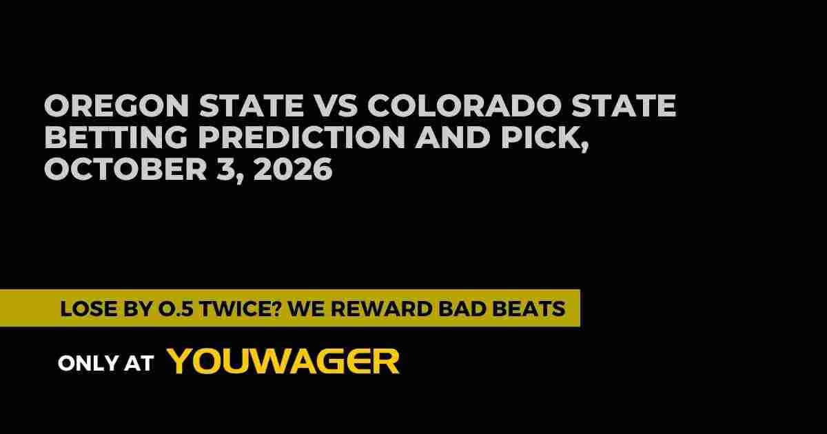 Oregon State vs Colorado State Betting Prediction and Pick, October 3, 2026