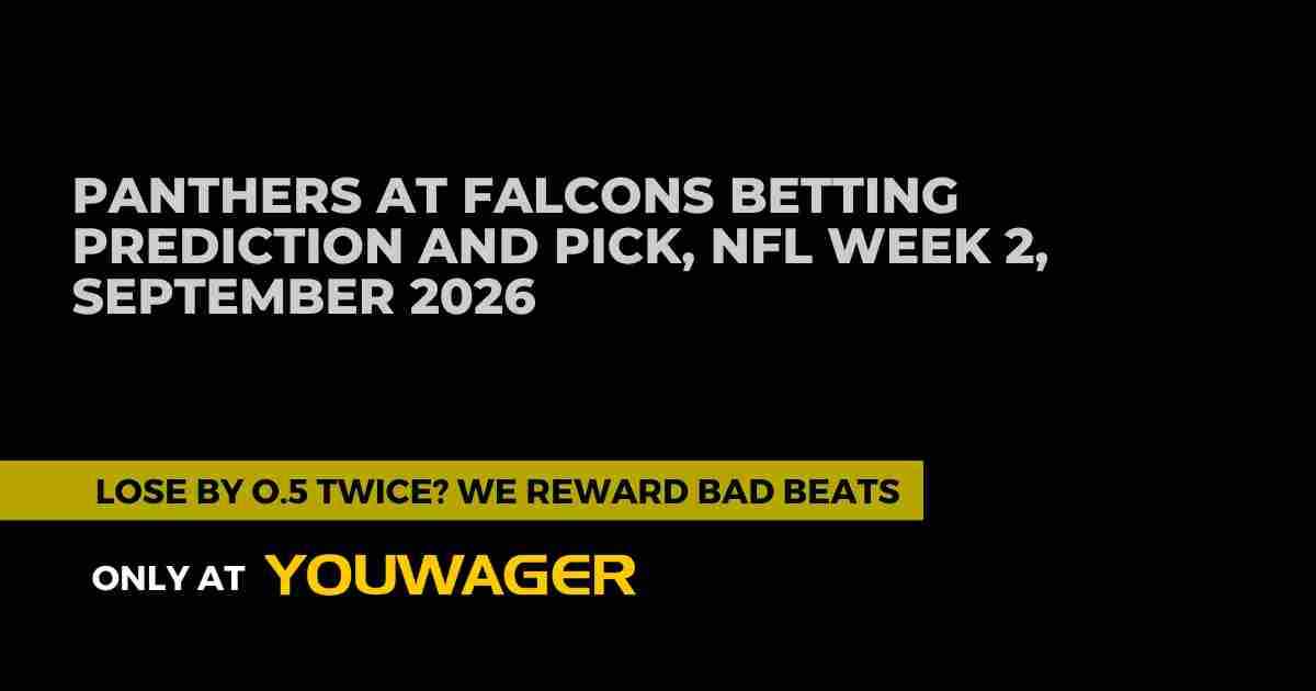 Panthers at Falcons Betting Prediction and Pick, NFL Week 2, September 2026