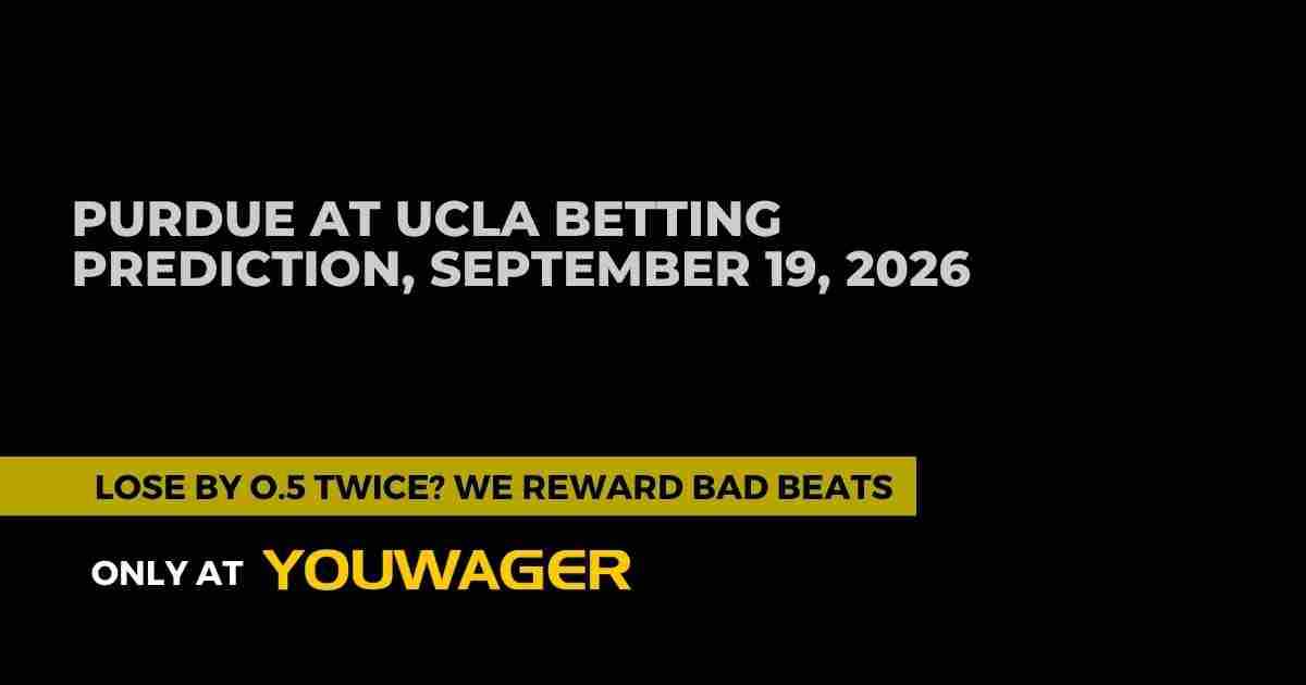 Purdue at UCLA Betting Prediction, September 19, 2026