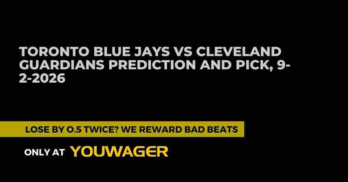 Toronto Blue Jays vs Cleveland Guardians Prediction and Pick, 9-2-2026