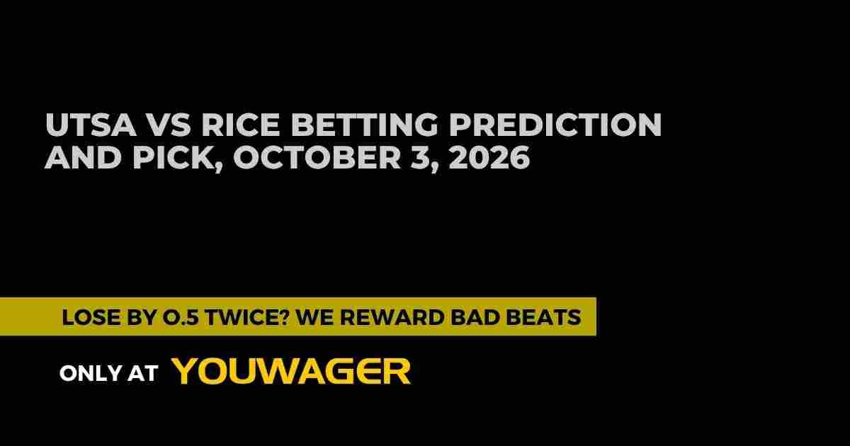 UTSA vs Rice Betting Prediction and Pick, October 3, 2026