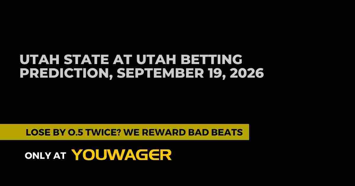 Utah State at Utah Betting Prediction, September 19, 2026
