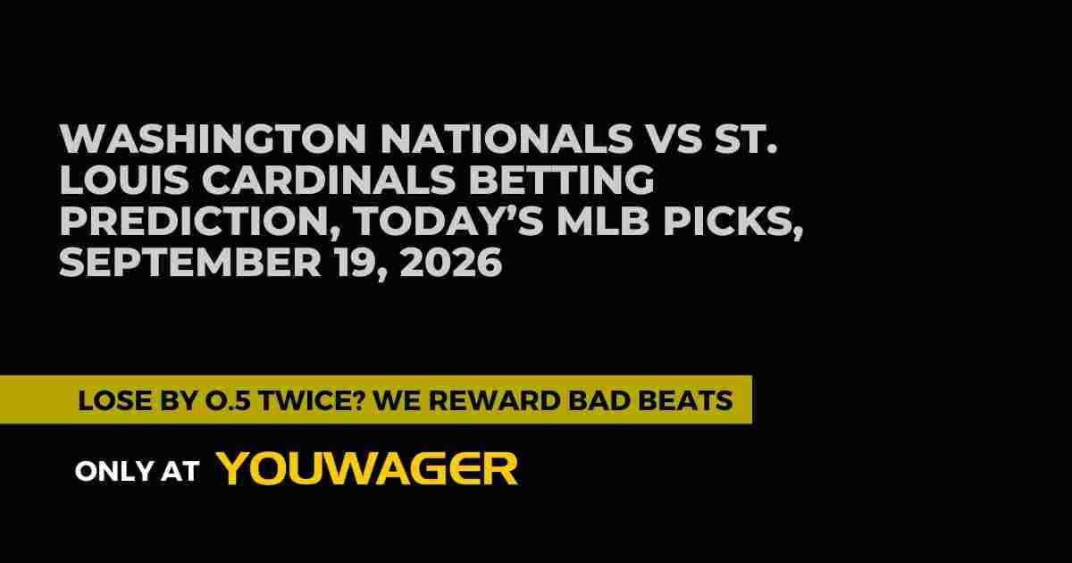 Washington Nationals vs St. Louis Cardinals Betting Prediction: Cardinals Have Home-Field Edge in Saturday Matchup