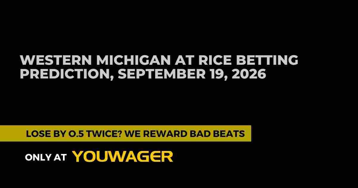 Western Michigan at Rice Betting Prediction, September 19, 2026